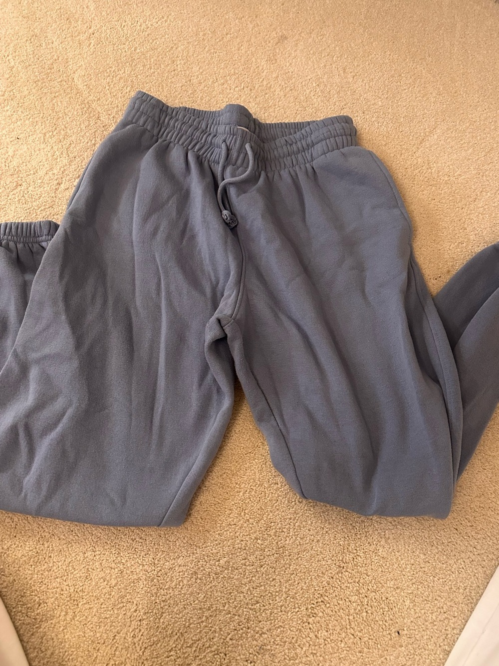 refuge Light Blue Athletic Drawstring Sweatpants
